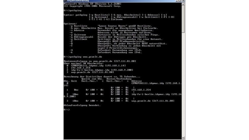 Pathping Command Output Windows: Die wichtigsten CMD-Befehle zur Netzwerk-Analyse | ChannelPartner