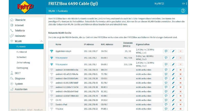 Fritzbox Netzwerkgeräte Löschen